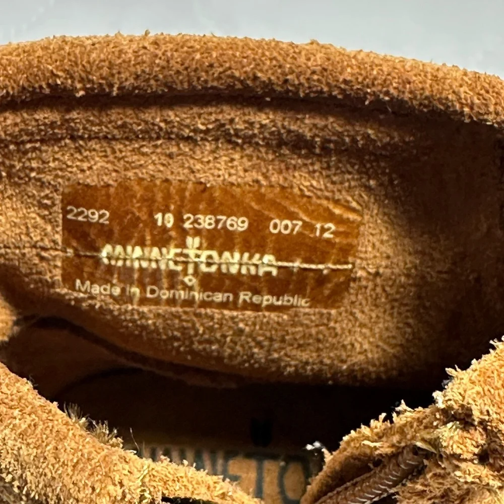 Minnetonka Kids Moccasins with Fringe